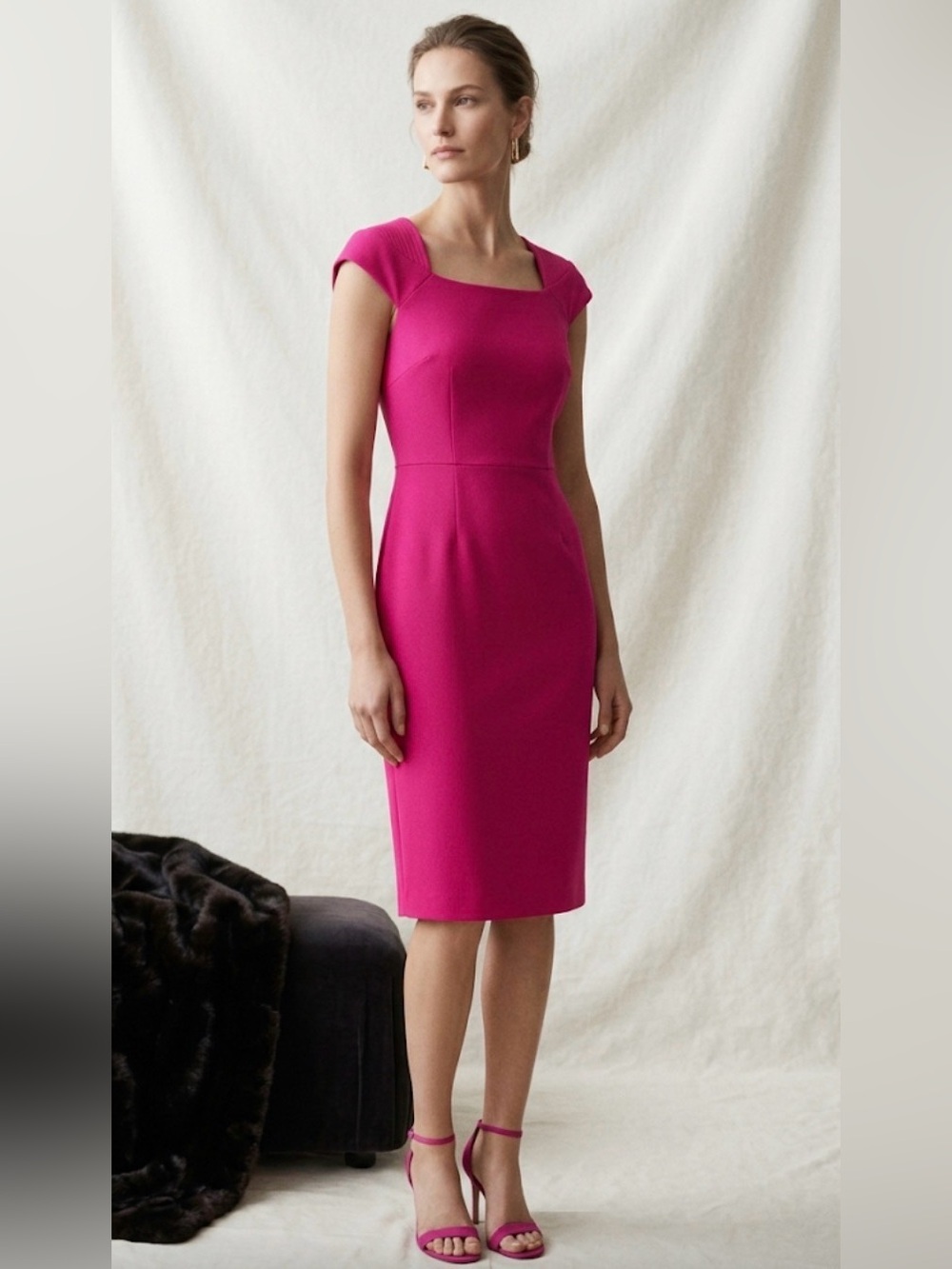 NWT Calvin Klein Hot Pink Dress Size 6